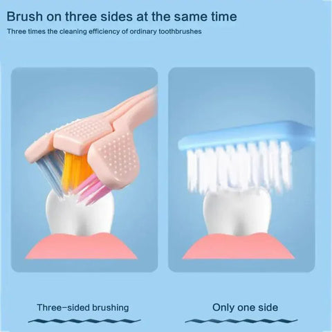 3 Sided Toothbrushes